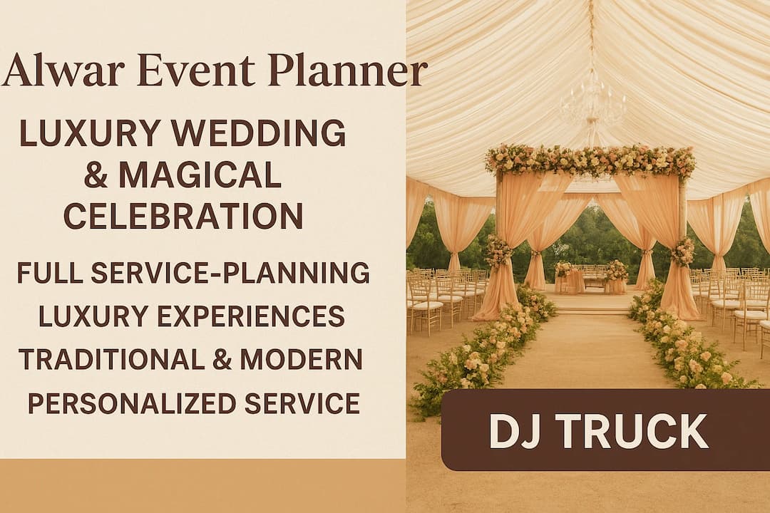 Alwar Event Planner – Luxury Weddings & Magical Celebrations